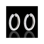 Bild von Edenly Creolen in Weissgold – 26 Diamanten